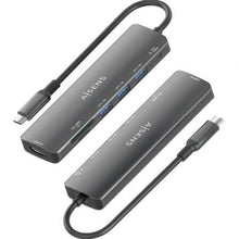 -2-Docking USB Tipo-C Aisens ASUC-7P025-GR/ 1xHDMI 4K/ 3xUSB/ 1xUSB Tipo-C PD/ 1xLector Tarjetas/ Gris-2