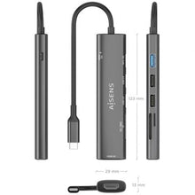 -3-Docking USB Tipo-C Aisens ASUC-7P025-GR/ 1xHDMI 4K/ 3xUSB/ 1xUSB Tipo-C PD/ 1xLector Tarjetas/ Gris-3