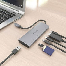 -4-Docking USB Tipo-C Aisens ASUC-7P031-GR/ 1xHDMI 4K/ 1xUSB/ 2xUSB Tipo-C/ 1xLector Tarjetas/ 1xUSB Tipo-C PD/ Gris-4
