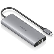 -1-Docking USB Tipo-C Aisens ASUC-7P032-GR/ 1xHDMI 4K/ 1xUSB/ 2xUSB Tipo-C/ 1xRJ45/ 1xLector Tarjetas/ Gris-1
