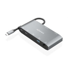 -1-Docking USB Tipo-C Aisens ASUC-8P010-GR/ 1xHDMI 4K/ 1xVGA/ 2xUSB/ 1xRJ45/ 2xUSB Tipo-C/ 1xUSB Tipo-C PD/ Gris-1