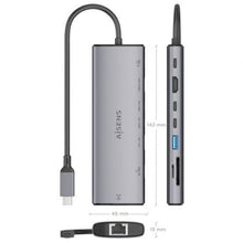 -3-Docking USB Tipo-C Aisens ASUC-8P033-GR/ 1xHDMI 4K/ 1xUSB/ 2xUSB Tipo-C/ 1xRJ45/ 1xLector Tarjetas/ 1xUSB Tipo-C PD/ Gris-3