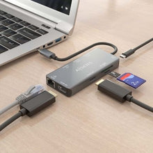 -3-Docking USB Tipo-C Aisens ASUC-9P018-GR/ 2xHDMI 4K/ 3xUSB/ 1xRJ45/ 1xLector Tarjetas/ 1xUSB Tipo-C PD/ Gris-3