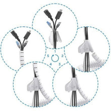 -2-Organizador de Cables en Espiral Aisens A151-0917/ 1m-2