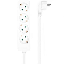 --Regleta Aisens A154-0533/ 4 Tomas de Corriente/ Cable 1.4m/ Blanco-