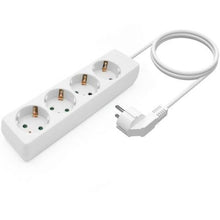 -1-Regleta Aisens A154-0533/ 4 Tomas de Corriente/ Cable 1.4m/ Blanco-1