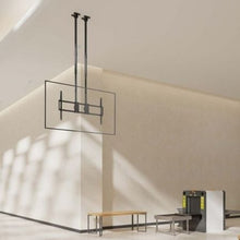 -3-Soporte de Techo Inclinable/ Giratorio/ Nivelable Aisens CT120TLE-395 para TV de 60-120