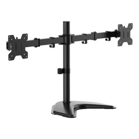 --Soporte de Sobremesa para 2 Monitores Aisens DT32TSR-285/ Giratorio/ Inclinable/ hasta 10kg-