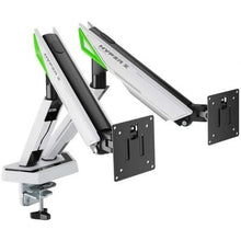 --Soporte de Mesa Gaming con Contrapeso para 2 Monitores Aisens DT38TSR-345/ Giratorio/ Inclinable/ hasta 16kg-