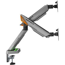 -1-Soporte de Mesa Gaming para Monitor Aisens DT38TSRRGB-349/ Giratorio/ Inclinable/ hasta 16kg/ con Iluminación RGB-1