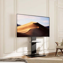 -3-Soporte de Suelo Inclinable/ Giratorio con Bandeja DVD Aisens FT86TSE-399 para TV de 37-86