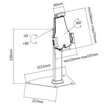 -4-Soporte para Tablet Aisens MS1P03-113/ Antirrobo/ Negro-4