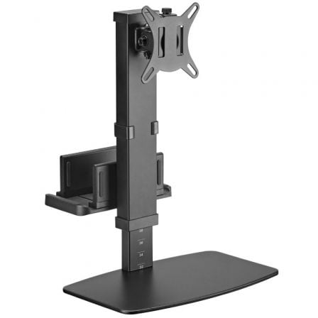 --Soporte de Sobremesa para Monitor,TV y MiniPC Aisens DT32TSR-165/ Giratorio/ Inclinable/ hasta 8kg-