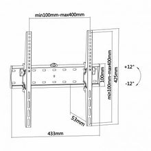-3-Soporte de Pared Inclinable Aisens WT55T-015 para TV de 32-55