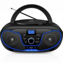 --Radio CD Aiwa DW3012/ 4W/ Negro y Azul-
