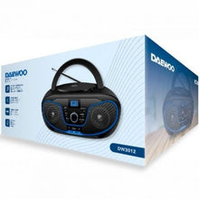 -1-Radio CD Aiwa DW3012/ 4W/ Negro y Azul-1