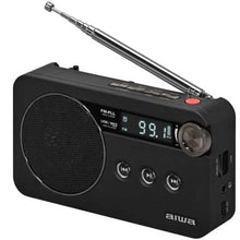 -1-Radio Portátil Aiwa RS-77PLLBK/ con Batería/ Negra-1