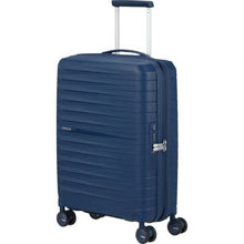 -1-Maleta de Cabina American Tourister FastForward Spinner Expansible 55cm/ 55x40x23cm/ 4 Ruedas/ Azul Marino-1