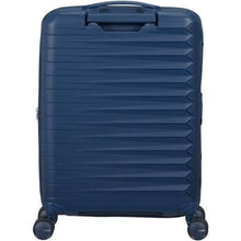 -4-Maleta de Cabina American Tourister FastForward Spinner Expansible 55cm/ 55x40x23cm/ 4 Ruedas/ Azul Marino-4