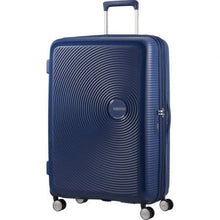 --Maleta Grande American Tourister SoundBox Spinner 77cm/ 77x51.5x29.5cm/ 4 Ruedas/ Azul Marino-