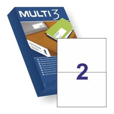 --Etiquetas Adhesivas Apli Multi3 10532/ 210 x 148mm/ 500 Hojas-