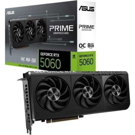 --Tarjeta Gráfica Asus Prime GeForce RTX 5060 OC Edition/ 8GB GDDR7-