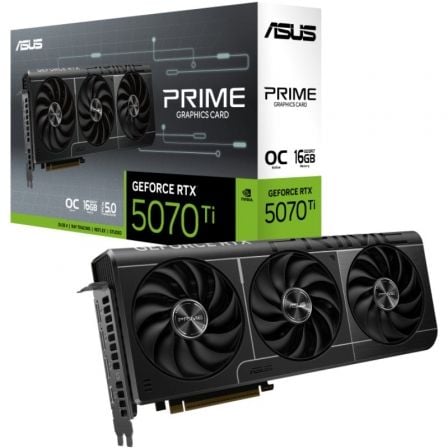 --Tarjeta Gráfica Asus Prime GeForce RTX 5070 Ti OC Edition/ 16GB GDDR7-