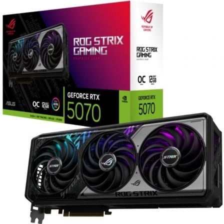 --Tarjeta Gráfica Asus ROG Strix OC GeForce RTX 5070/ 12GB GDDR7-