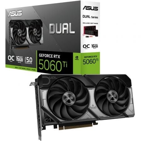--Tarjeta Gráfica Asus Dual GeForce RTX 5060 Ti OC/ 16GB GDDR7-