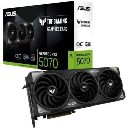 --Tarjeta Gráfica Asus TUF Gaming GeForce RTX 5070 OC Edition/ 12GB GDDR7-