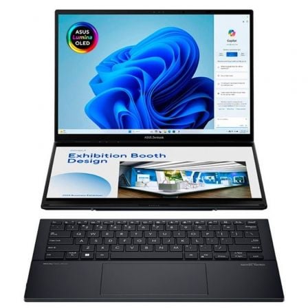 --Portátil Convertible Asus ZenBook Duo OLED UX8406CA-PZ152W Intel Core Ultra 9-285H/ 32GB/ 1TB SSD/ 14