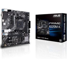 --Placa Base Asus Prime A520M-K Socket AM4/ DDR4/ PCIe 3.0/ Micro ATX-