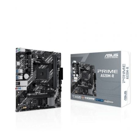 --Placa Base Asus Prime A520M-R Socket AM4/ DDR4/ PCIe 3.0/ Micro ATX-