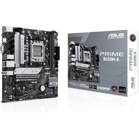 --Placa Base Asus Prime B650M-K/ Socket AM5/ DDR5/ PCIe 5.0/ Micro ATX-