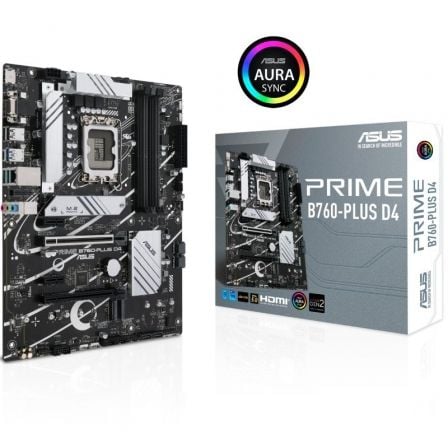 --Placa Base Asus PRIME B760-PLUS D4 Socket 1700/ DDR4/ PCIe 5.0-
