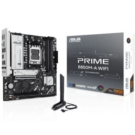 --Placa Base Asus PRIME B850M-A WIFI Socket AM5/ DDR5/ PCIe 5.0/ Micro ATX-