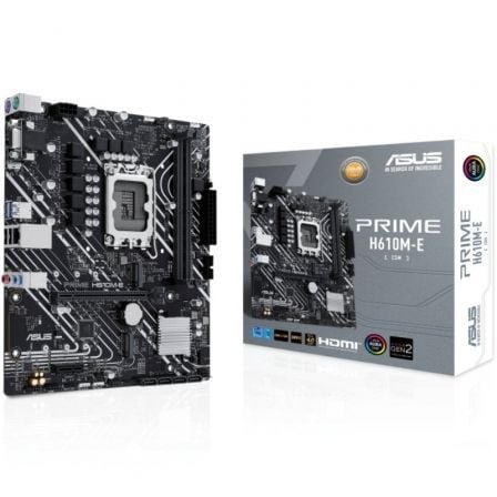 --Placa Base Asus Prime H610M-E-CSM/ Socket 1700/ DDR5/ PCIe 4.0/ Micro ATX-