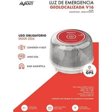 -2-Luz baliza de emergencia para coche Avant V16 Connected AV1201/ Homologada/ Base Imantada/ Geolocalizable/ Funciona a Pilas-2