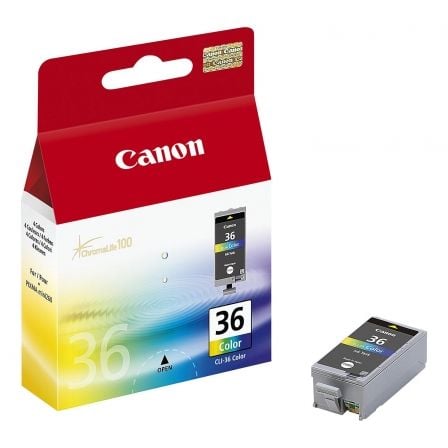 --Cartucho de Tinta Original Canon CLI-36/ Tricolor-