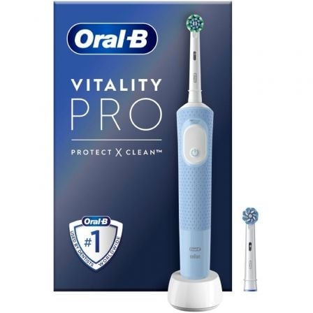 --Cepillo Dental Oral-B Vitality Pro/ Incluye 1 Recambio/ Azul-