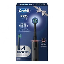 --Cepillo Dental Oral-B Series Pro 3 3000/ Incluye 4 Recambios/ Negro-
