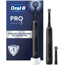 -1-Cepillo Dental Oral-B Series Pro 3 3000/ Incluye 4 Recambios/ Negro-1