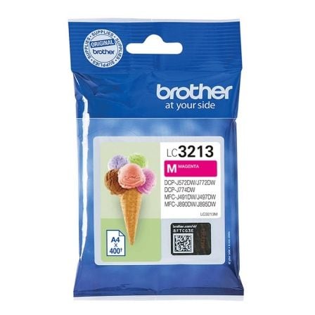 --Cartucho de Tinta Original Brother LC-3213M/ Magenta-
