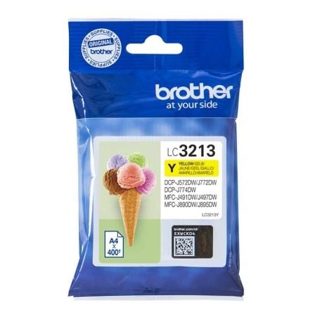 --Cartucho de Tinta Original Brother LC-3213Y/ Amarillo-