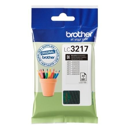 --Cartucho de Tinta Original Brother LC-3217BK/ Negro-