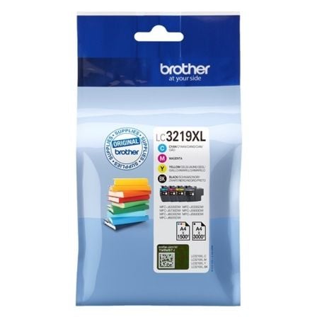 --Cartucho de Tinta Original Brother LC-3219XL Alta Capacidad Multipack/ Cian/ Magenta/ Amarillo/ Negro-