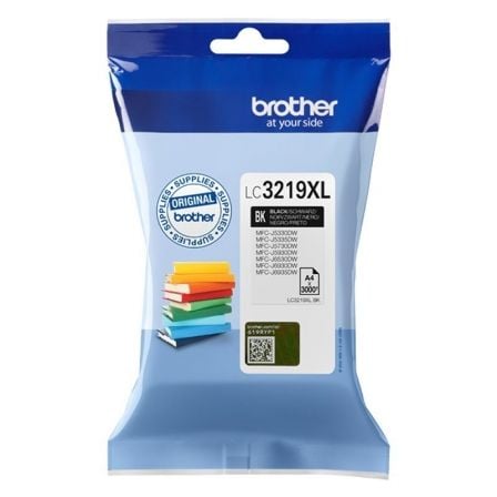 --Cartucho de Tinta Original Brother LC-3219 XL Alta Capacidad/ Negro-