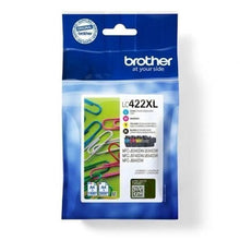 -1-Cartucho de Tinta Original Brother LC-422XL Alta Capacidad Multipack/ Cian/ Magenta/ Amarillo/ Negro-1