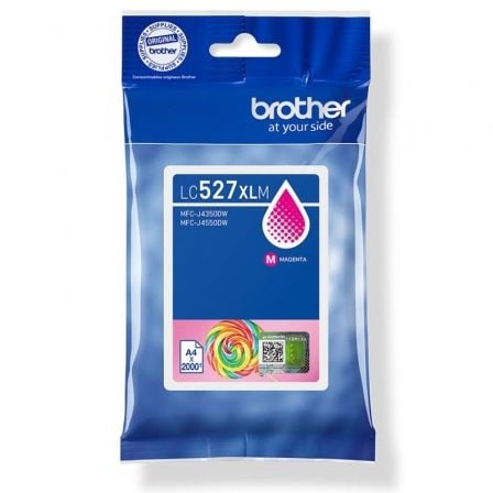 --Cartucho de Tinta Original Brother LC527XLM Alta Capacidad/ Magenta-