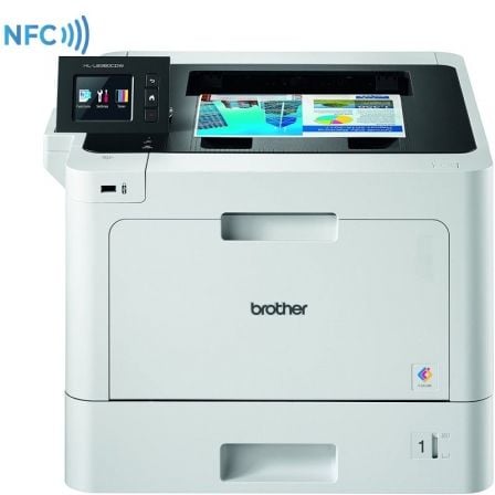 --Impresora Láser Color Brother HL-L8360CDW WiFi/ Dúplex/ Blanca-